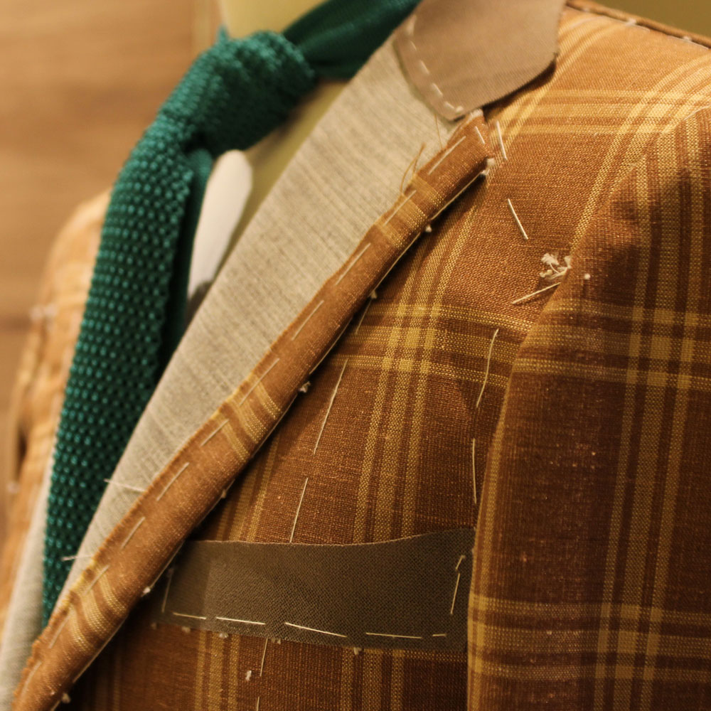 仮縫いジャケット